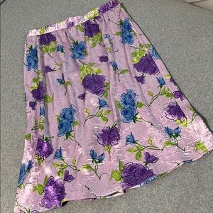 Vintage Y2K Fairy Grunge Midi Skirt Small Garden Floral Cottagecore Romantic
